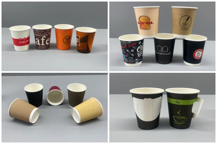 Paper cup with handle Paper cup with handle